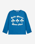 Bobo Choses - kids - have fun t-shirt - blue