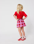 Bobo Choses - kids - kaleidoscope allover skirt - purple
