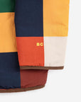Bobo Choses - kids - tiles reversible sheepskin jacket - multicolor