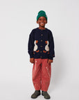 Bobo Choses - kids - la oca cardigan - navy blue