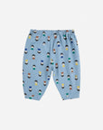 Bobo Choses - baby - game pawns allover denim pants - light blue