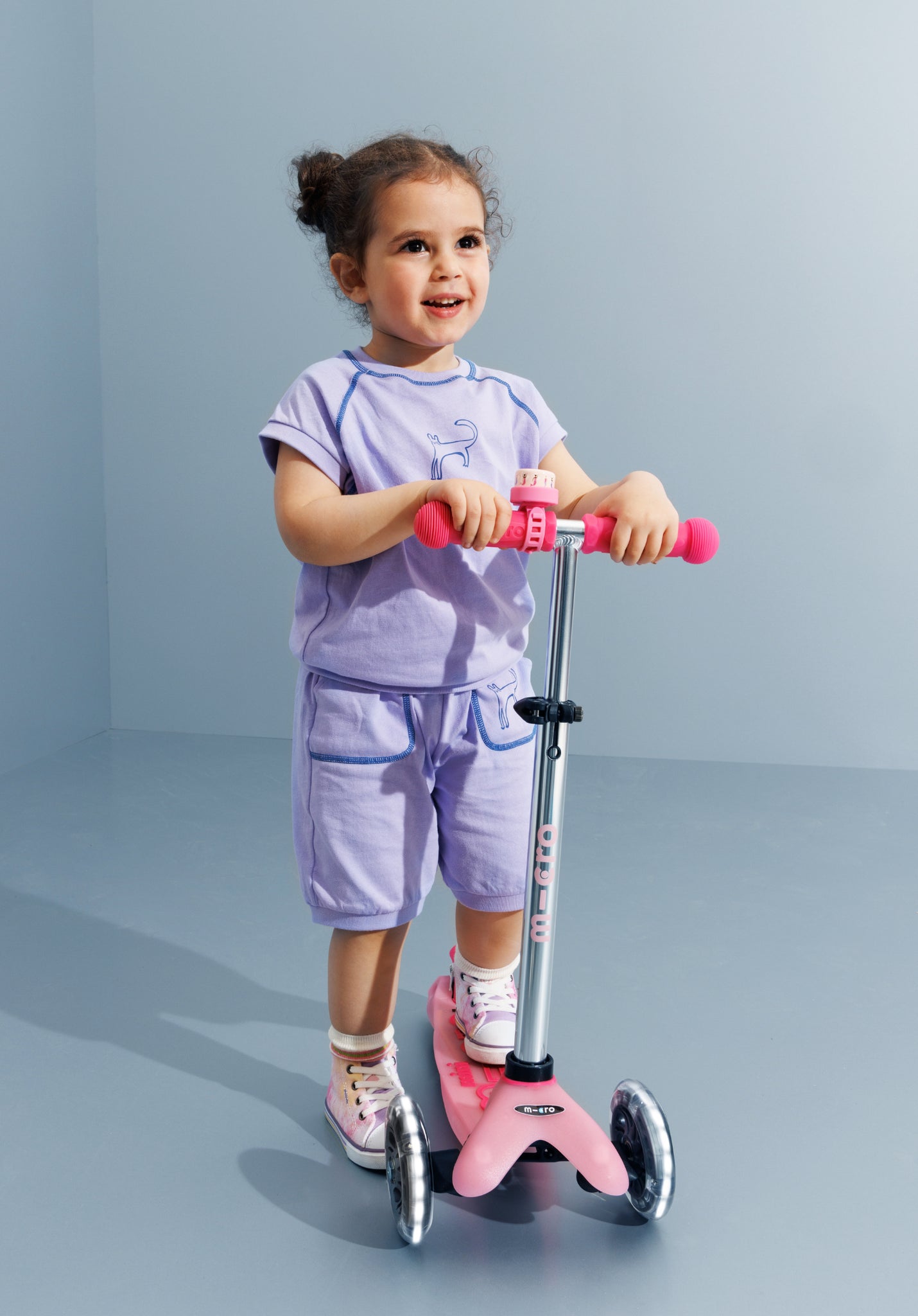 Micro Step - Scooter Mini Micro deluxe glow - frosty pink