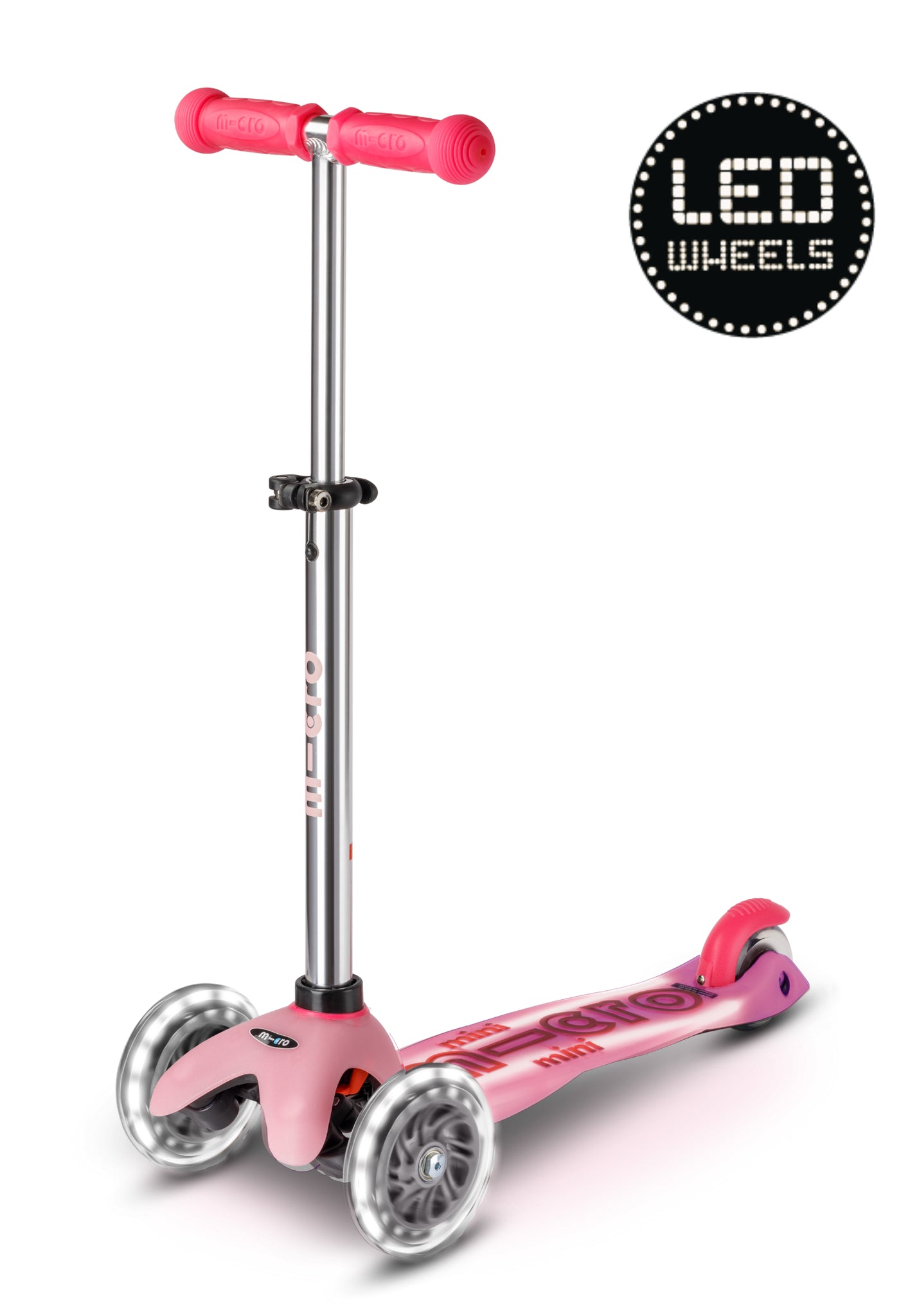 Micro Step - Scooter Mini Micro deluxe glow - frosty pink