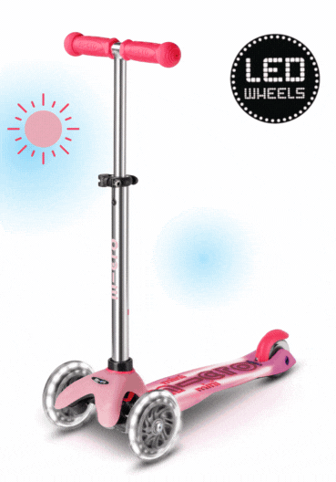 Micro Step - Scooter Mini Micro deluxe glow - frosty pink