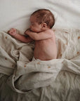 Mushie - swaddle - rainbow