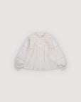 The New Society - blanca blouse - Moonlight white