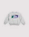 The New Society - Cesar Sweatshirt -Stellar Grey Melange