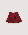 The New Society - Martina Skirt - Galactic Red Check