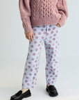 The New Society - Smiley denim - Smiley print
