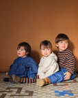 1+ in the family - alaior - denim top - blue