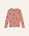 The campamento - kids - flowers t-shirt - pink