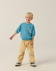 The campamento - kids - rabbit t-shirt - blue