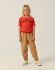 The campamento - kids - logo t-shirt - red