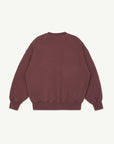 Main Story - crew sweatshirt - burgundy