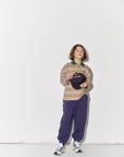 Main Story - balloon pant - graystone blue