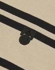 Main Story - band tee - angora stripe