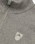Main Story - half zip sweater - grey melange