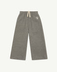 Main Story - wide sweatpant - grey melange polar fleece