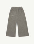 Main Story - wide sweatpant - grey melange polar fleece