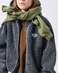 American Vintage - hoktown teddy jacket - muscade