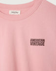 American Vintage - ykobow crop t-shirt - smoothie