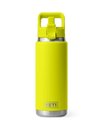 Yeti - rambler - insulated straw bottle - 532ml - firefly yellow