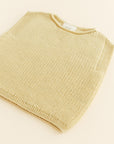Hvid - wool vest - baby - harvey - light yellow