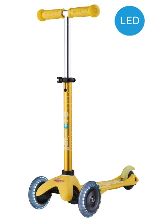 Micro Step - Scooter Mini Micro deluxe led - yellow - Hyggekids