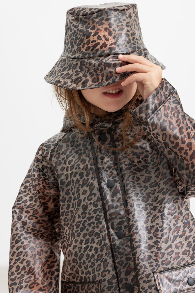 Marmar - odetta - rain coat - brown leo