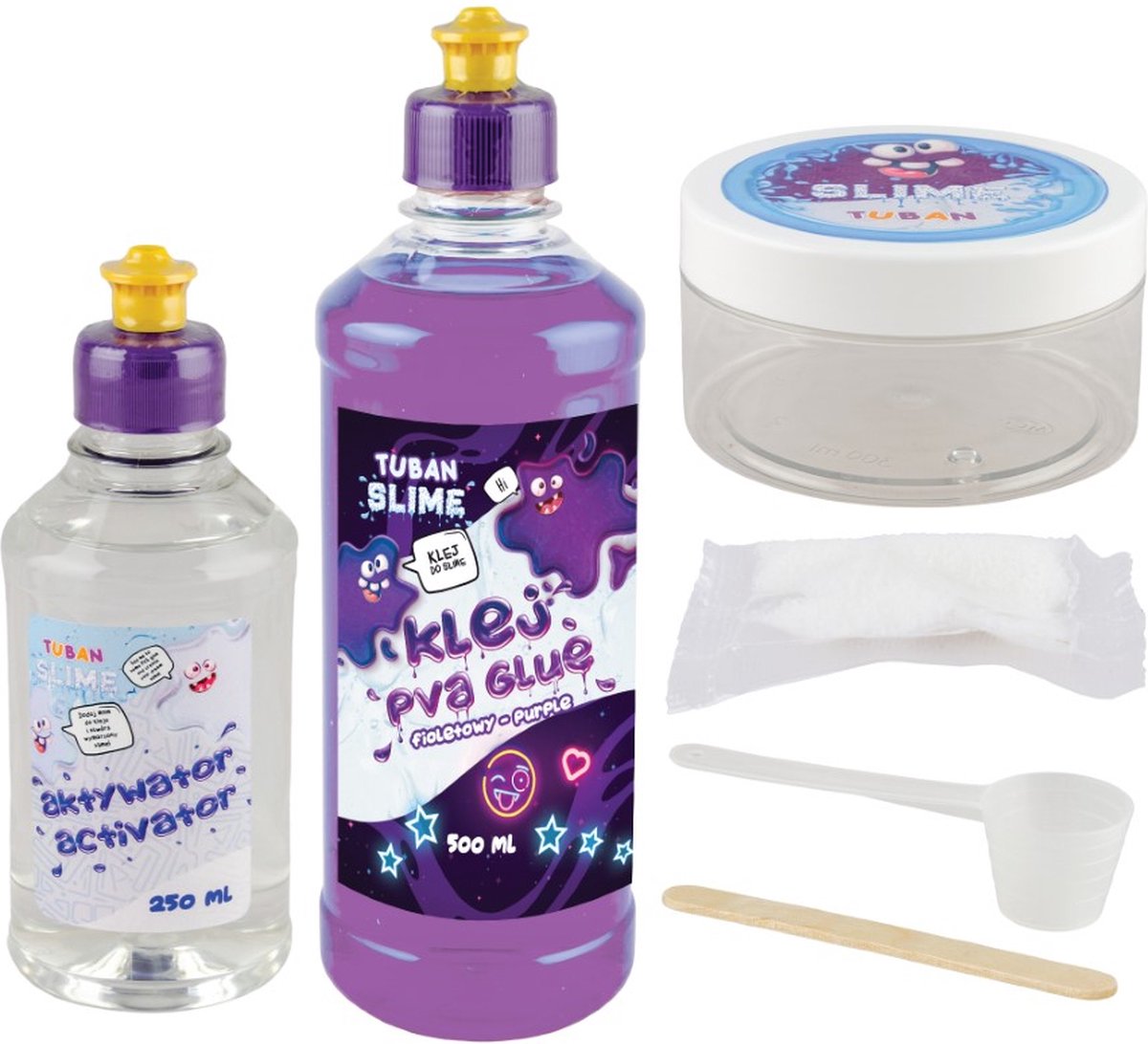 Tuban - Kit – Diy Tuban Slime – glow in the dark xl