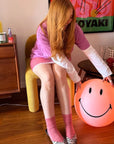 Mr Maria - smiley XL light - pink