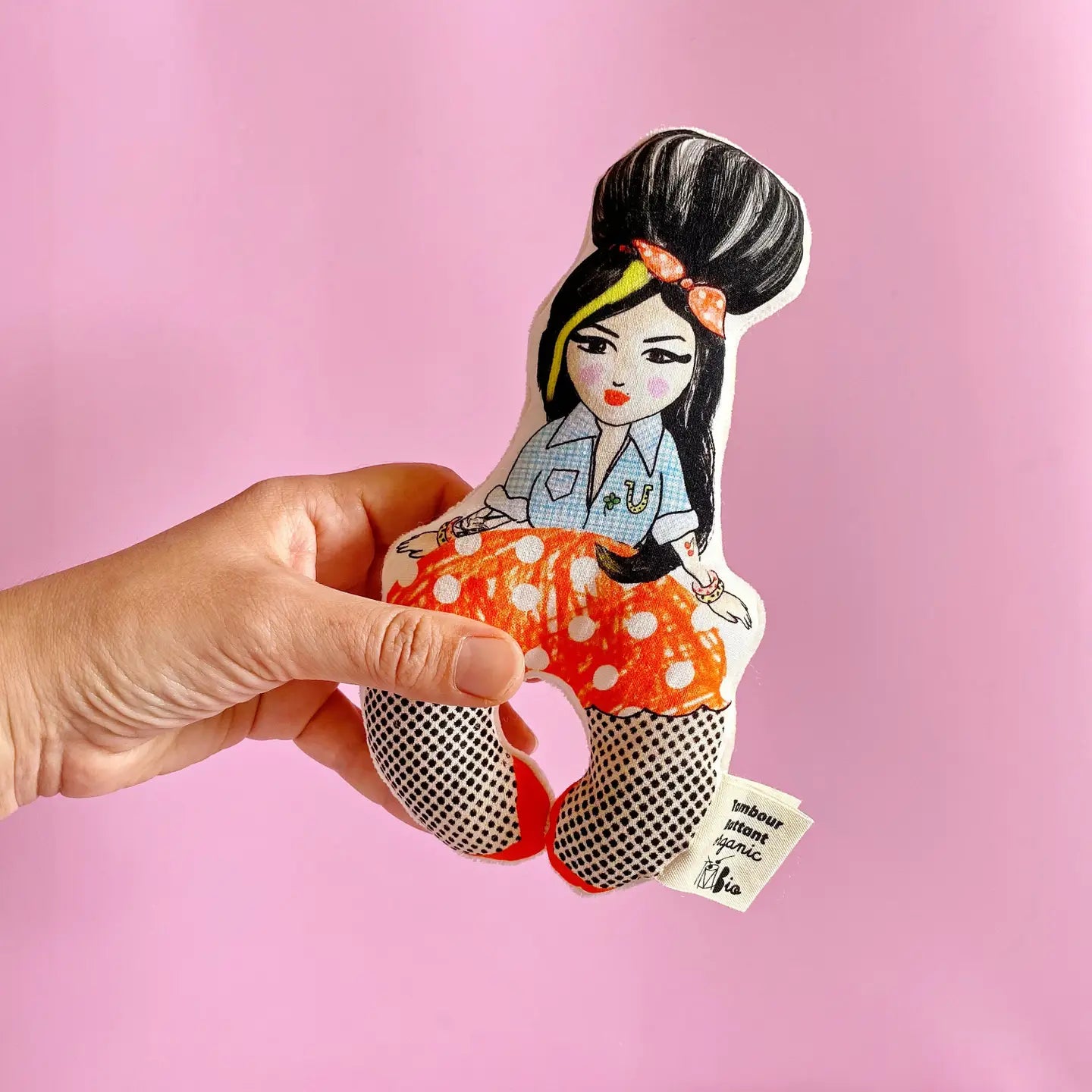 Amy Winehouse rattle - red