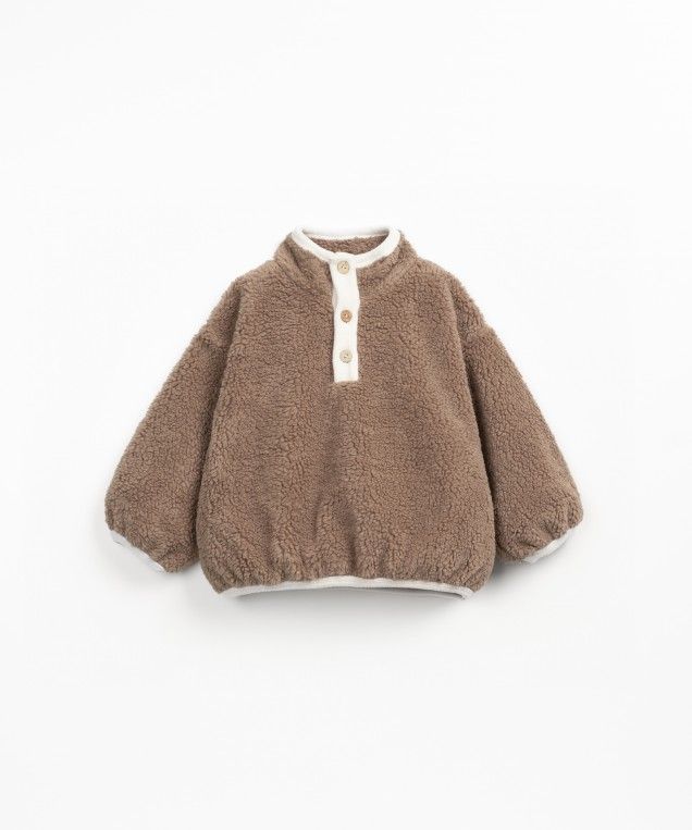 Play up - kids - fur sweater - ancestral