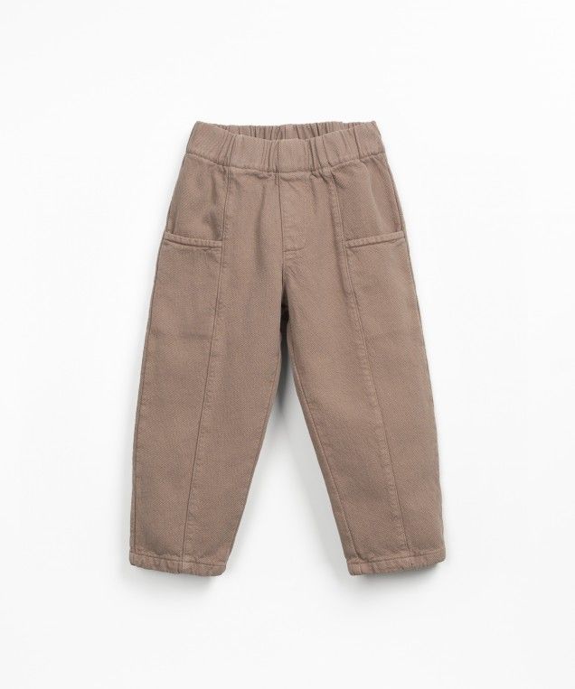 Play up - kids - twill trousers - ancestral