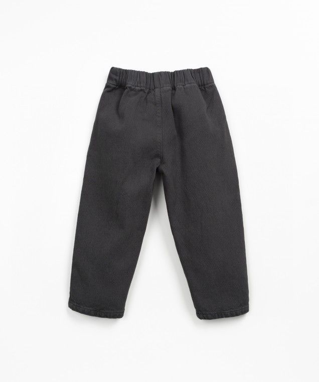 Play up - kids - twill trousers - grafite