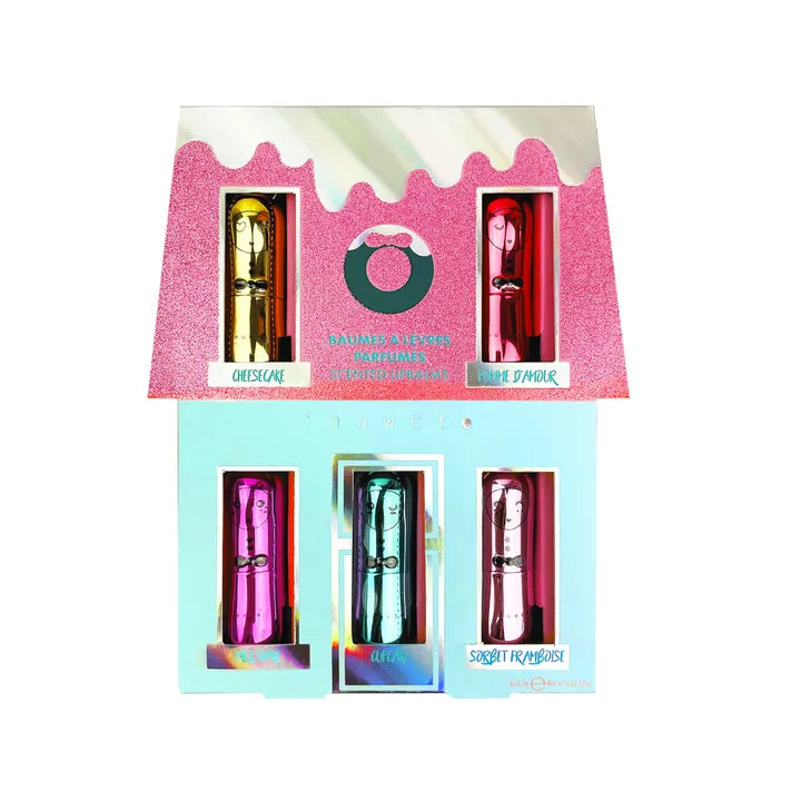 Inuwet - set of 5 lip balms - winter land