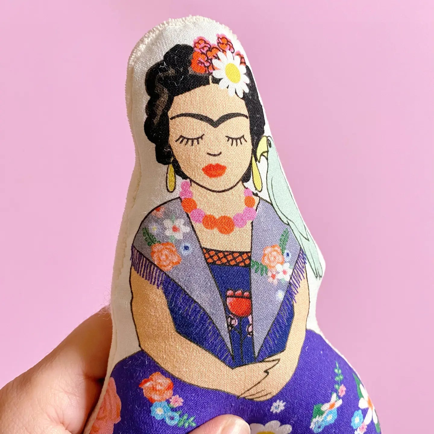 Frida kahlo rattle - flowers