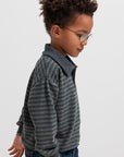 Marmar - thanos - sweat polo - forest stripe