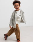 Marmar - tavon - mohair cable cardigan - morning dew melange