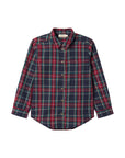 Marmar - tommy - check shirt - pilot navy