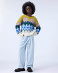 Molo - Alaine - corduroy pants - blue moon