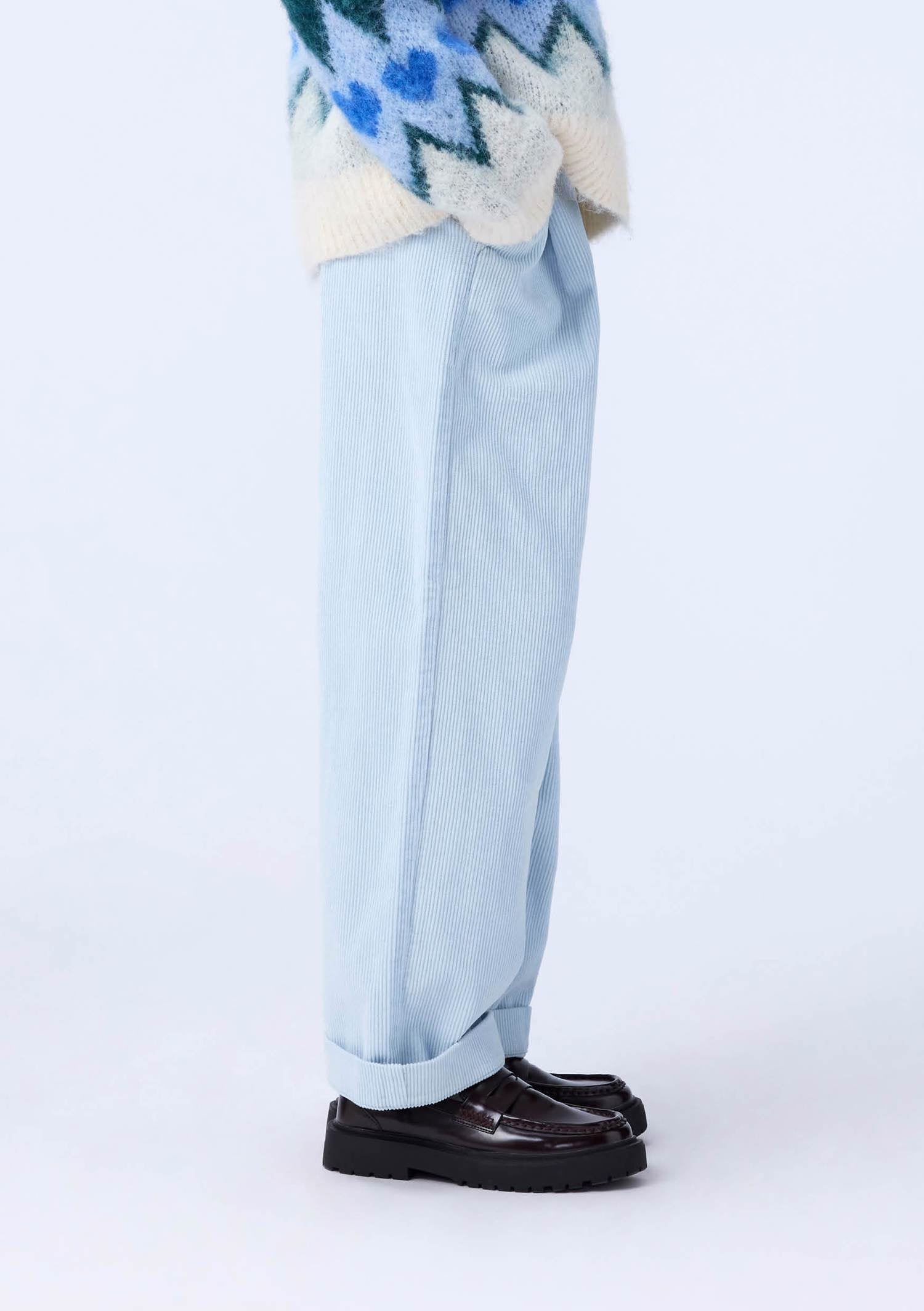 Molo - Alaine - corduroy pants - blue moon