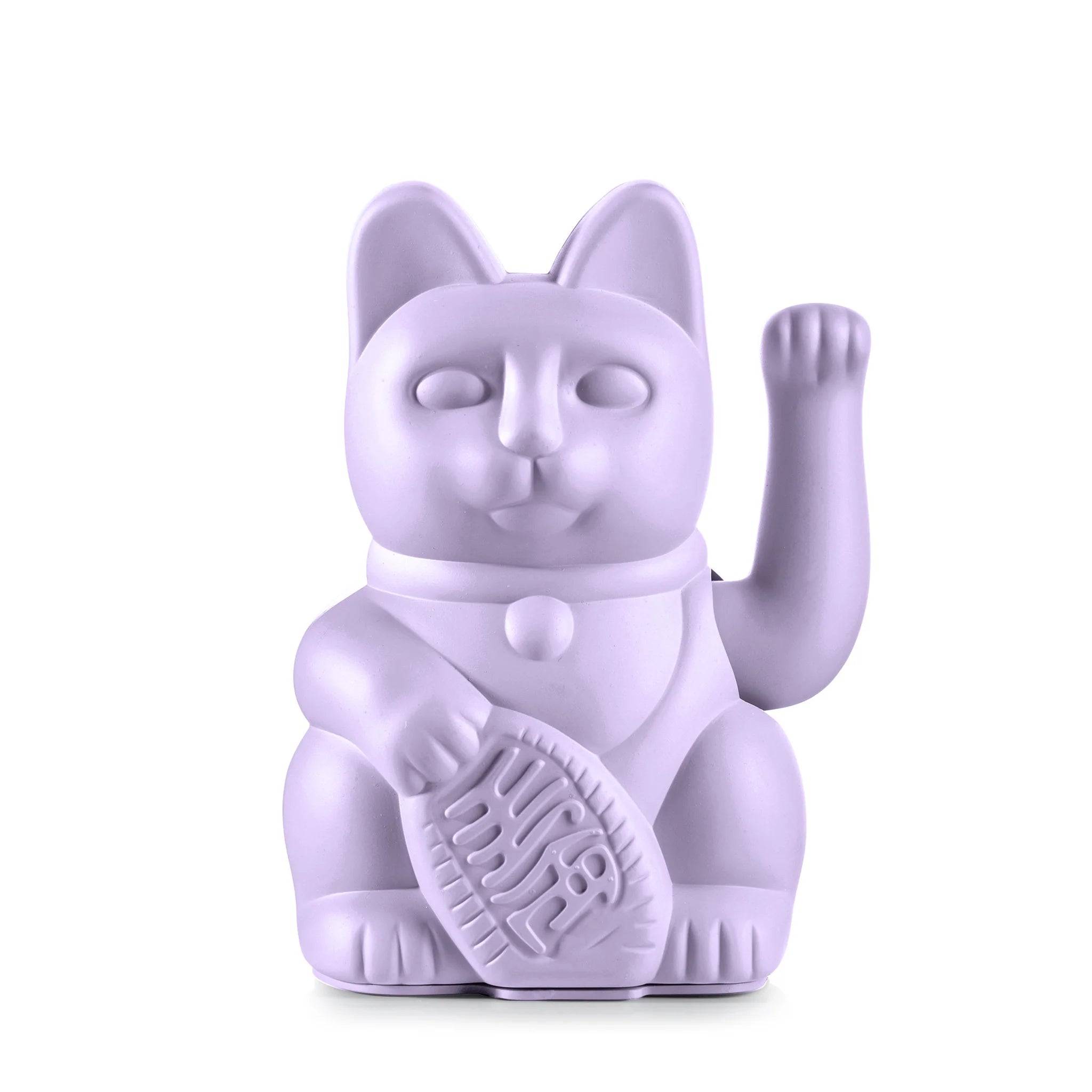 Lucky cat - optimism waving cat - lilac