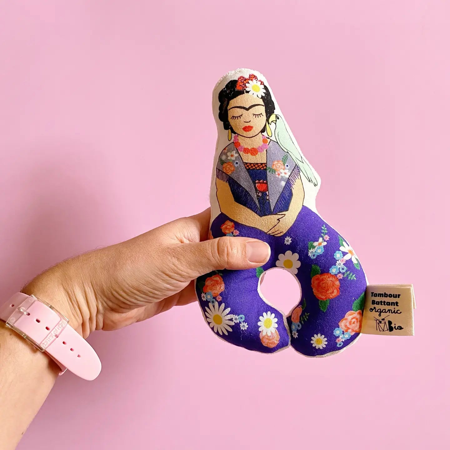 Frida kahlo rattle - flowers
