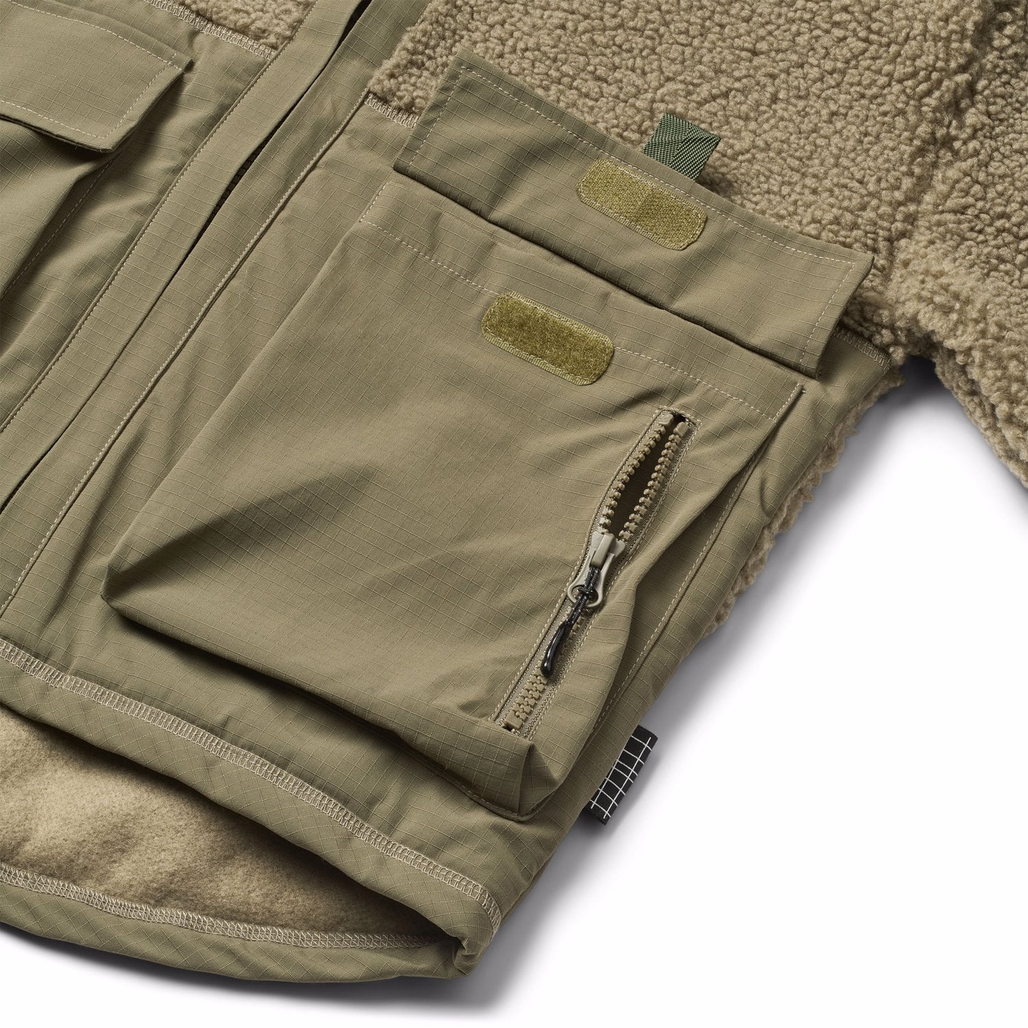 Molo - Utah - teddy jacket - bark green