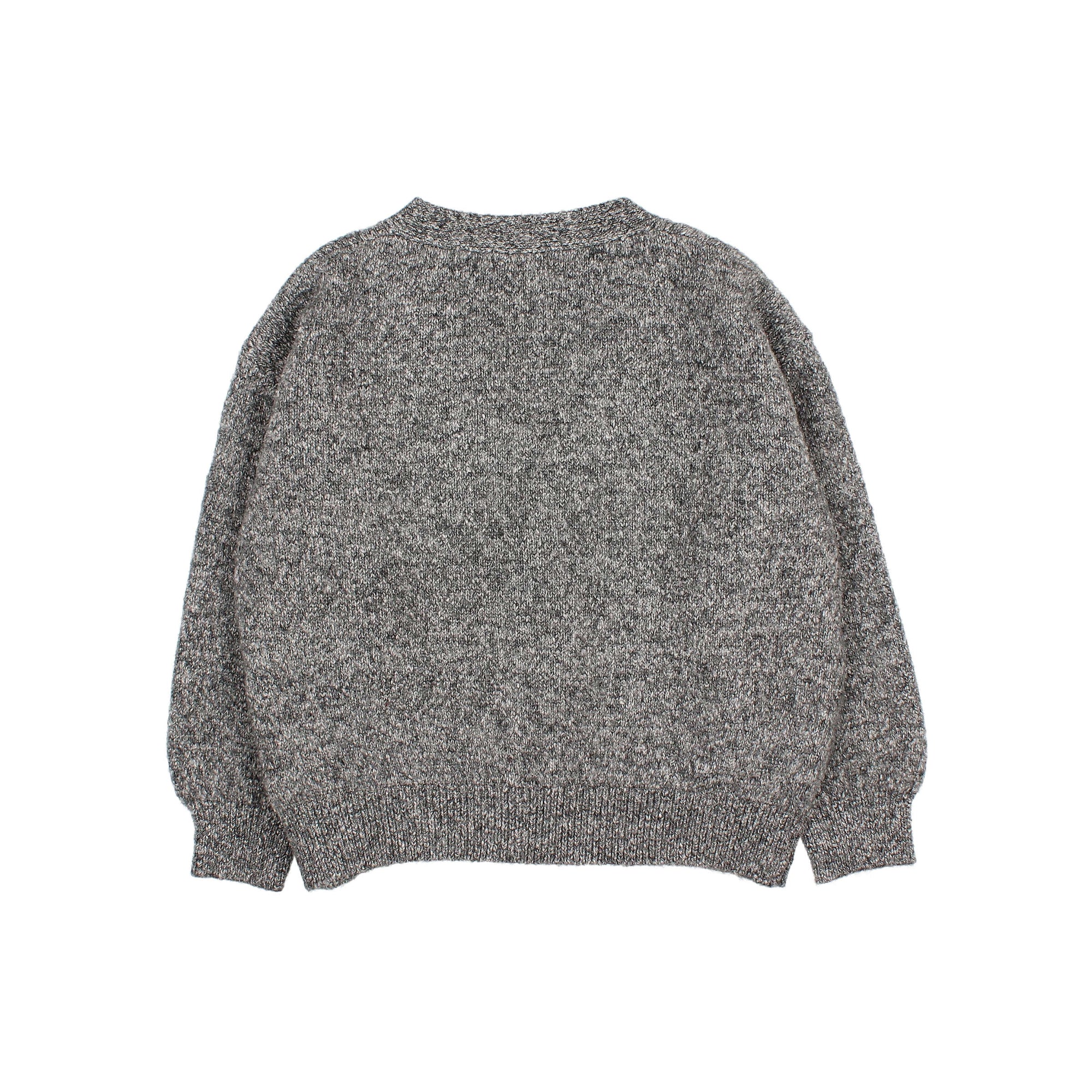 Buho - kids - melange cardigan - alpine green
