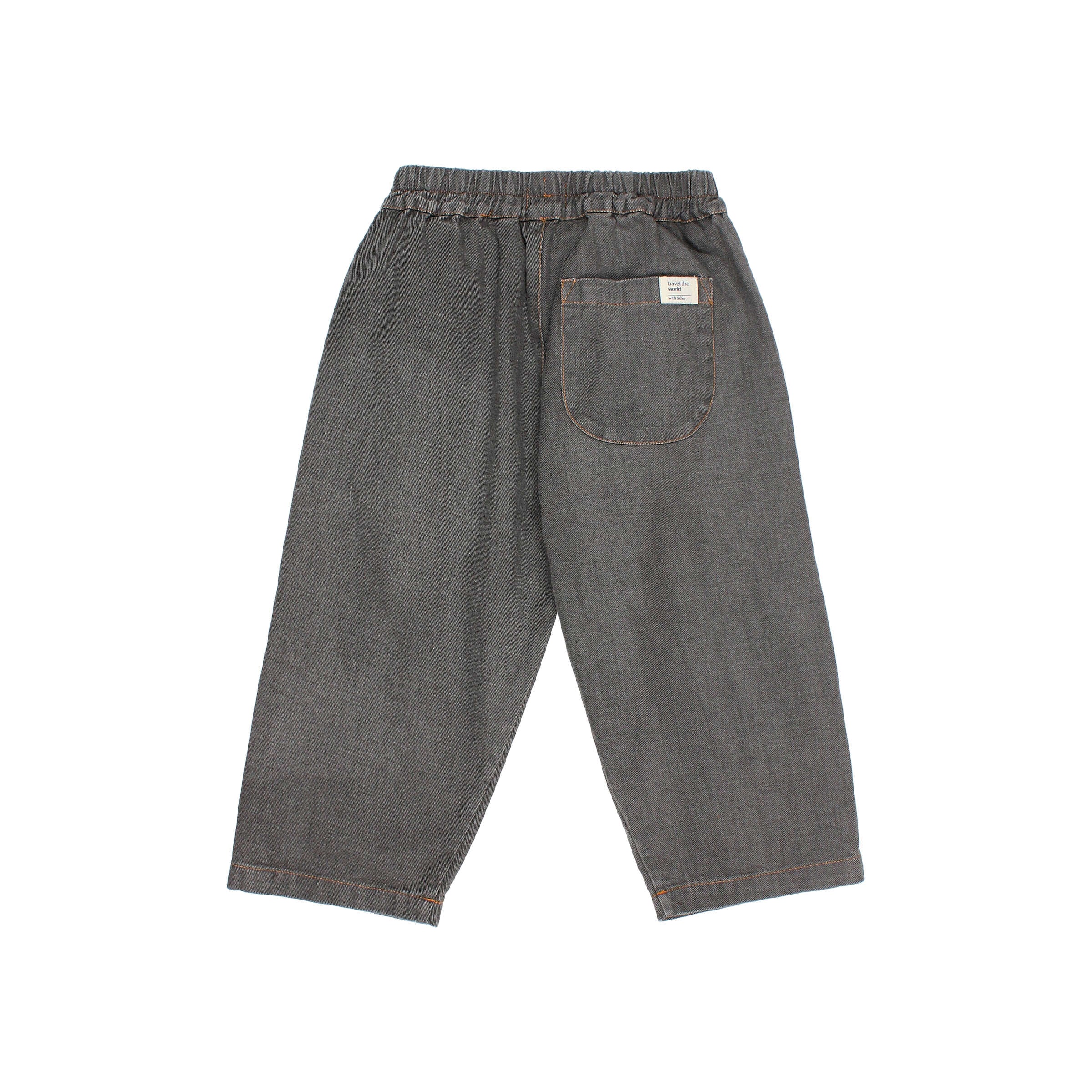 Buho - kids - denim pants - grey