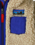 Patagonia - retro teddy hooded jacket - dark natural