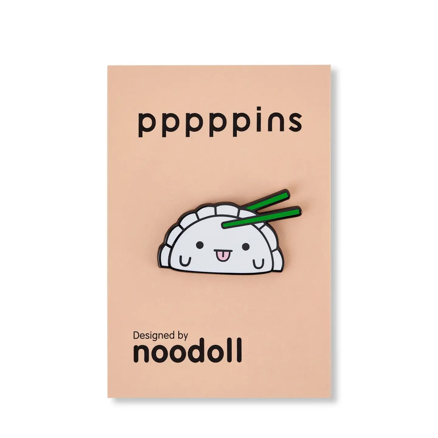Noodoll - enamel pin - ricedumpling