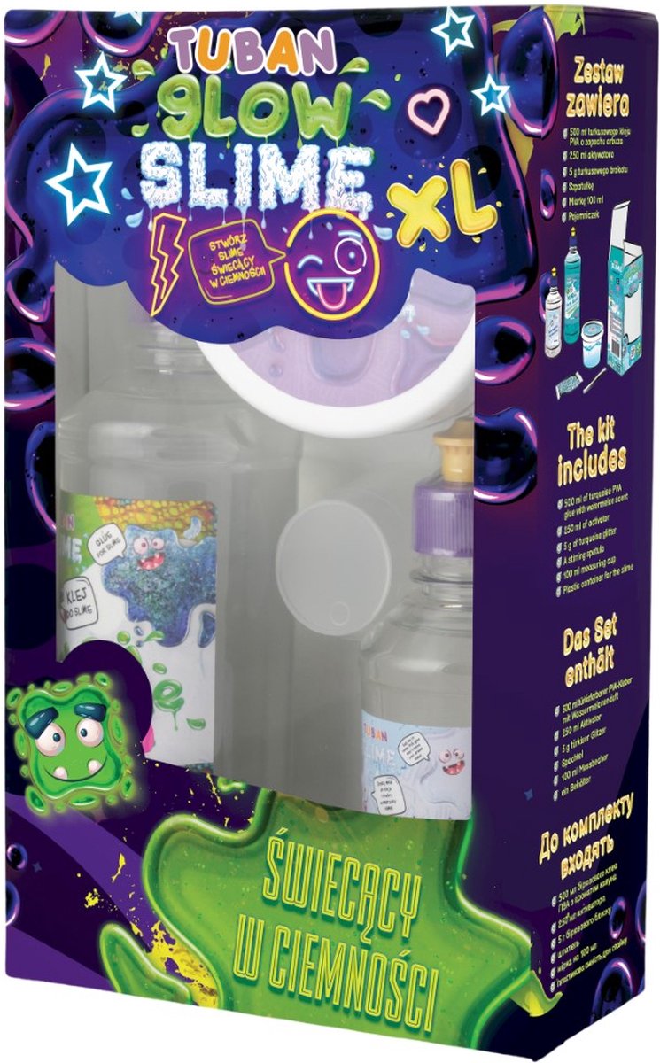 Tuban - Kit – Diy Tuban Slime – glow in the dark xl